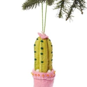 SALE Spiny Cactus Ornament