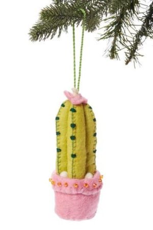 SALE Spiny Cactus Ornament