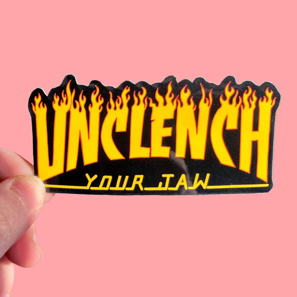 Unclench Your Jaw Sticker - Image 3