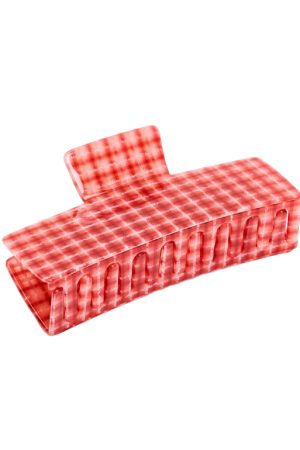 Red Plaid Jumbo Box Claw