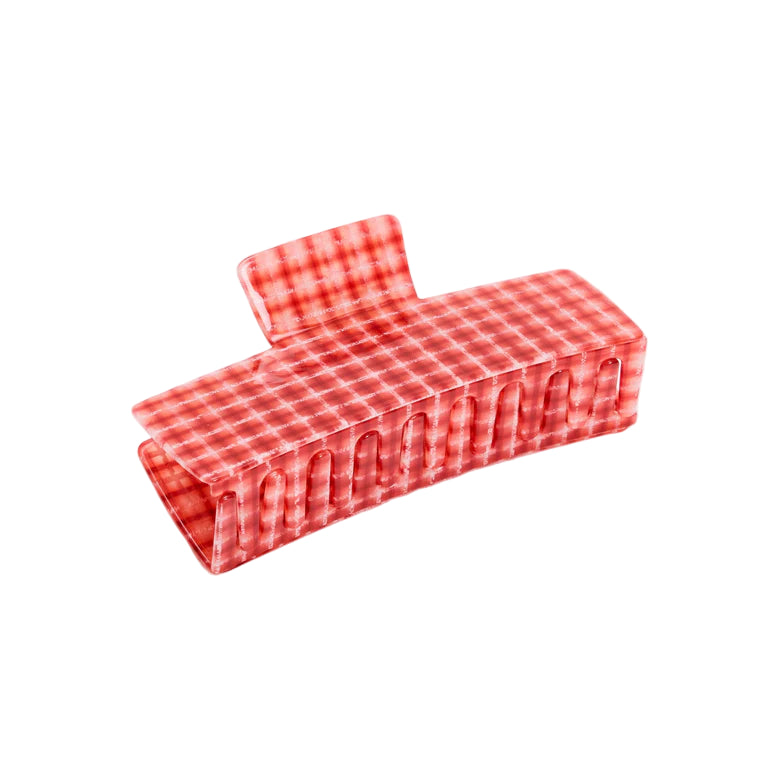 Red Plaid Jumbo Box Claw