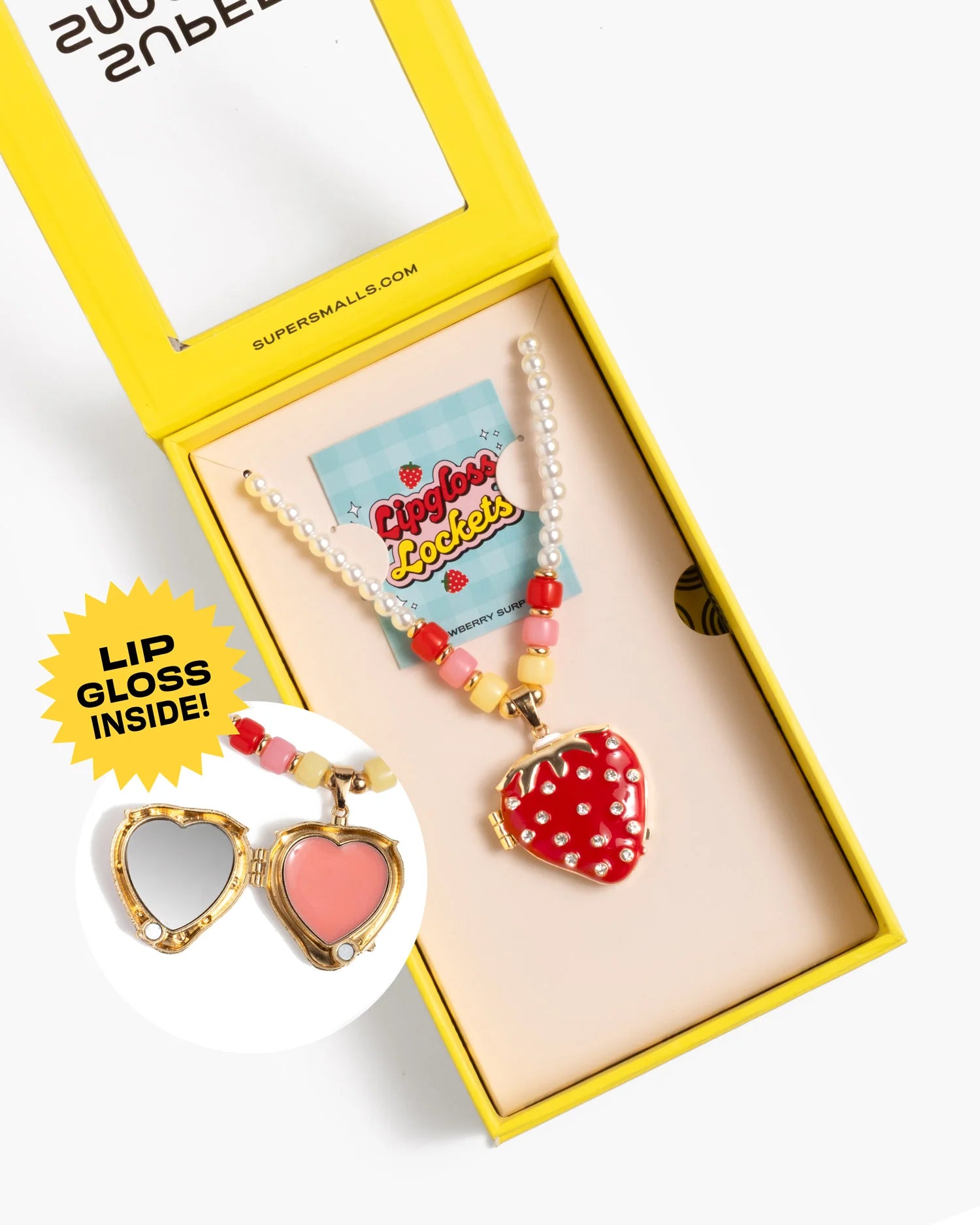 Strawberry Surprise Lipgloss Locket - Image 4