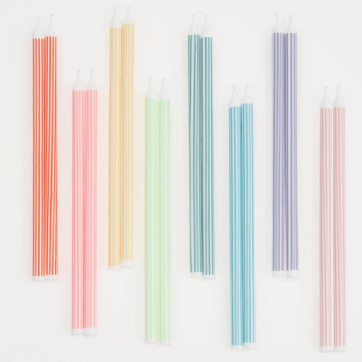 Mixed Striped Candles - Image 2