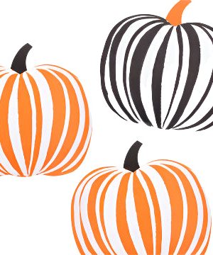 SALE Striped Pumpkin Paper Placemats