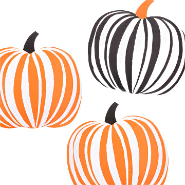 SALE Striped Pumpkin Paper Placemats