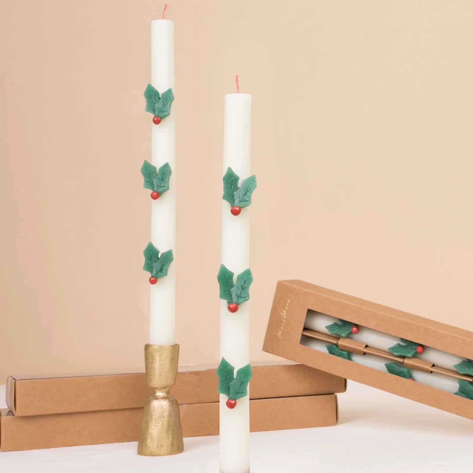 SALE Holly Table Candles - Image 3