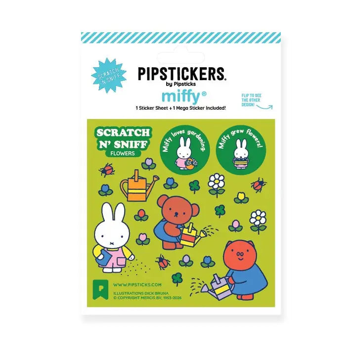 Miffy Loves Gardening Scratch 'n Sniff (2ct) Sticker Sheet