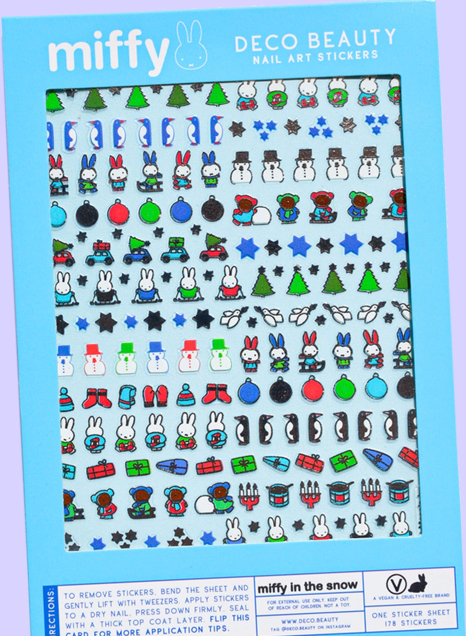 Miffy in the Snow Nail Stickers - Image 3