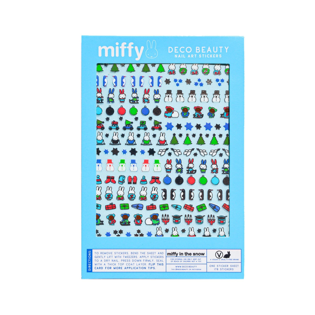 Miffy in the Snow Nail Stickers