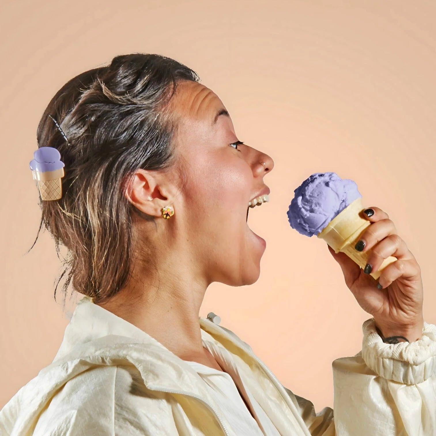 Mini Ice Cream Hair Claw - Image 3