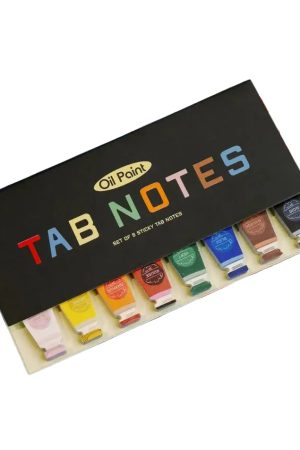 Oil Paint Sticky Tab Notes