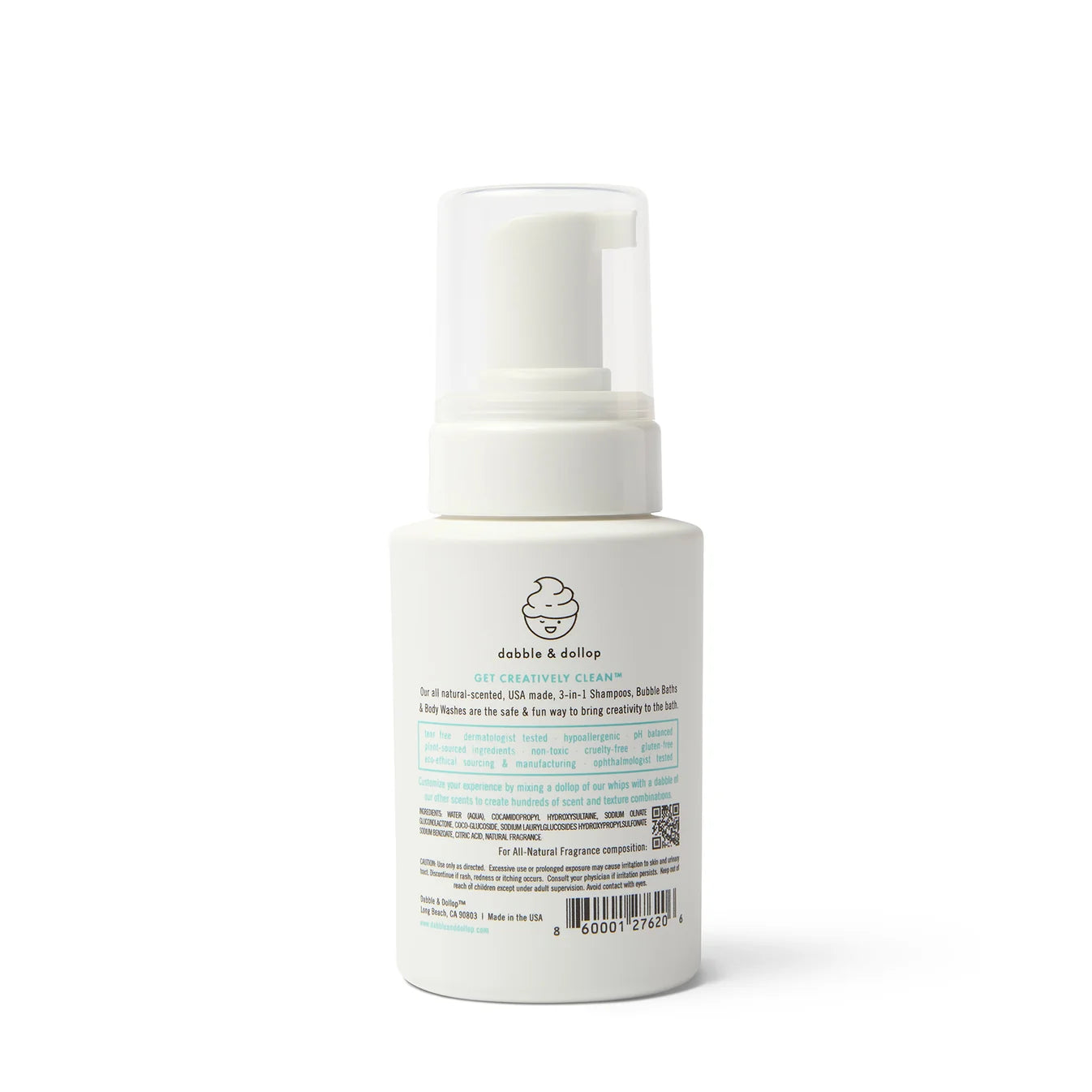 Vanilla Whip: Tear-Free Foaming Bubble Bath. Body Wash & Shampoo - Image 6
