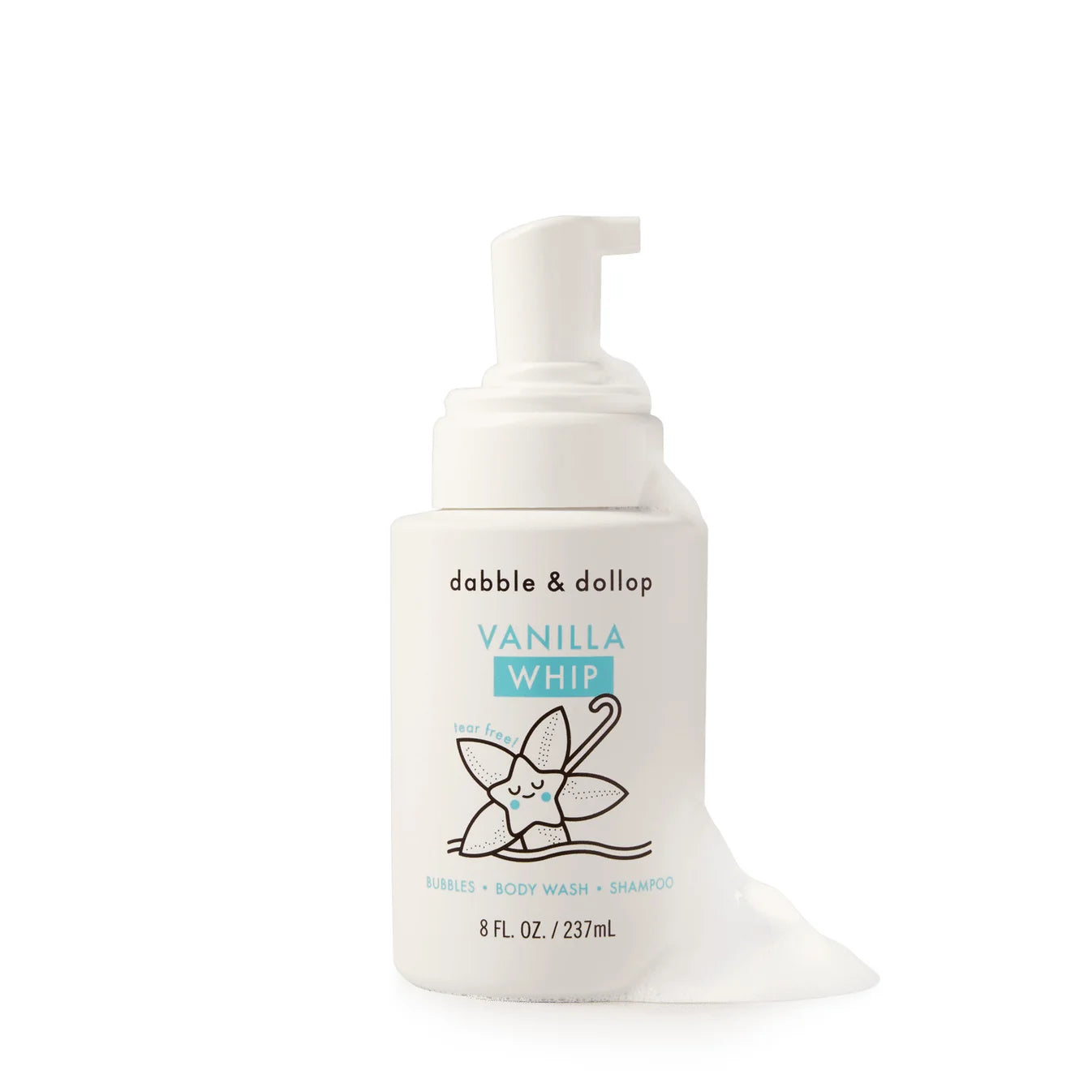 Vanilla Whip: Tear-Free Foaming Bubble Bath. Body Wash & Shampoo - Image 5