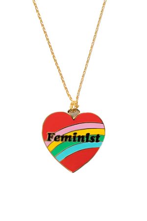 Feminist Heart Pendant