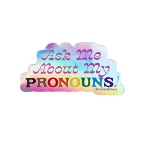 Pronouns Sticker
