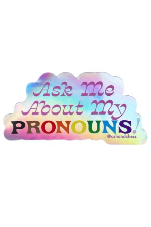Pronouns Sticker