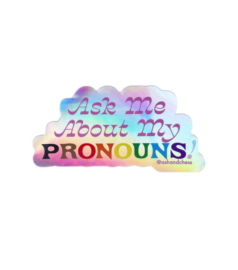 Pronouns Sticker