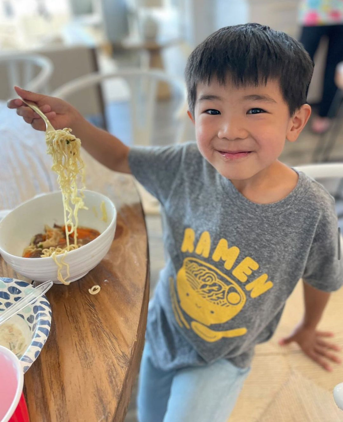 Kawaii Ramen Baby + Kid + Adult Graphic Tee - Image 4