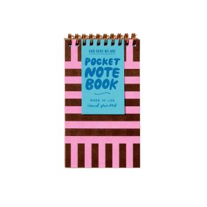 Riviera Letterpress Spiral Pocket Size Notebook