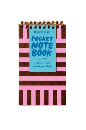 Riviera Letterpress Spiral Pocket Size Notebook