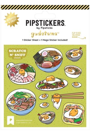 Gudetama Ramen Adventure Scratch 'n Sniff Sticker Sheet
