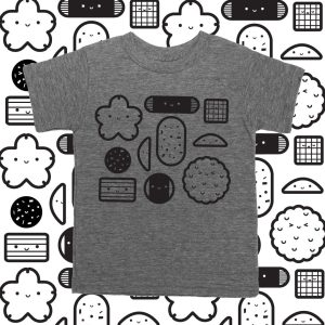 Kawaii Rice Cracker Baby + Kid + Adult Graphic Tee