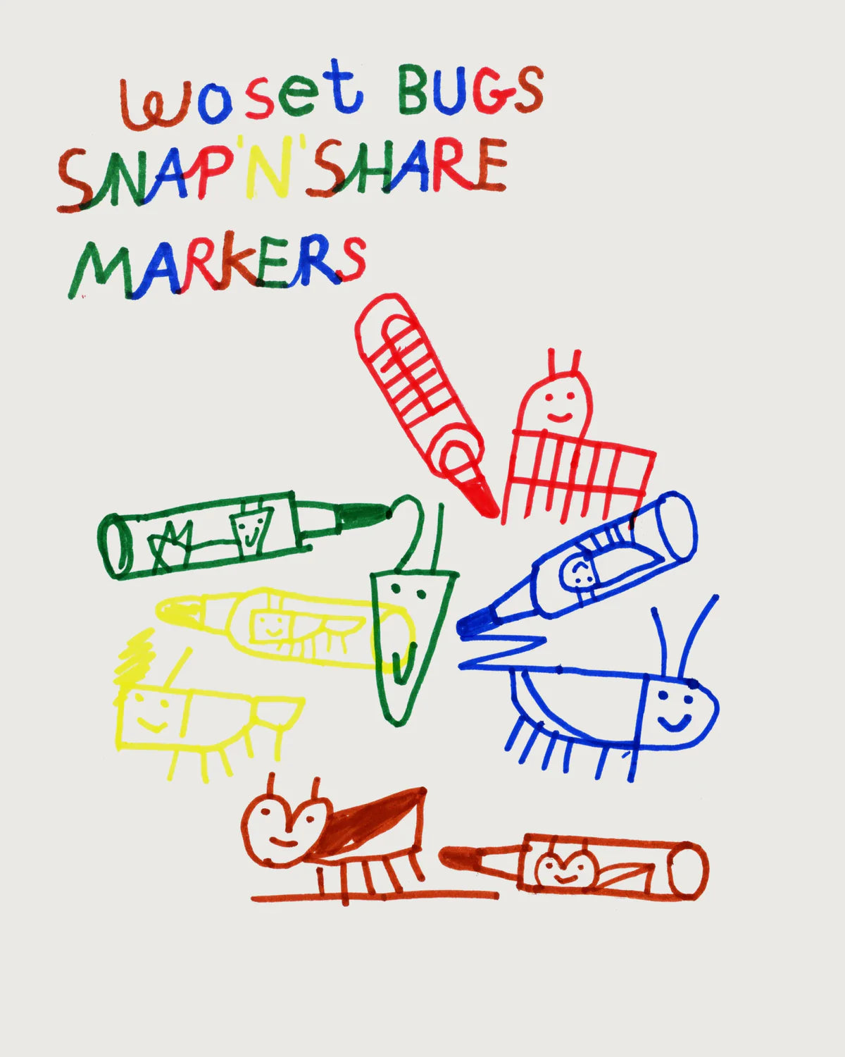 Bugs Snap 'n Share Markers - Image 8