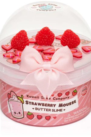 Strawberry Mousse Fluffy Butter Slime