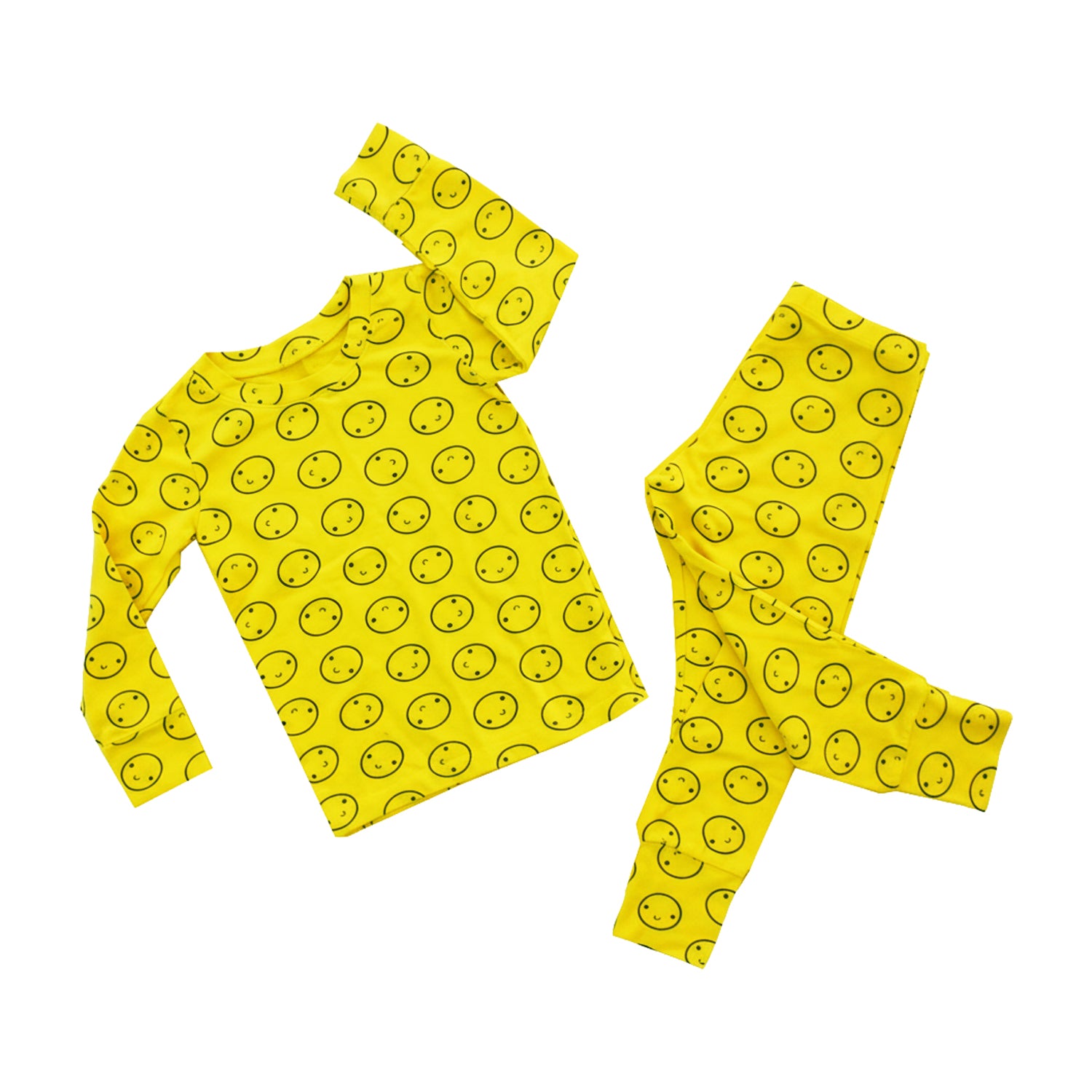 SALE Imperfect Yellow Sunshine Long Sleeve Happy Pajamas