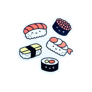 Sushi Vinyl Sticker