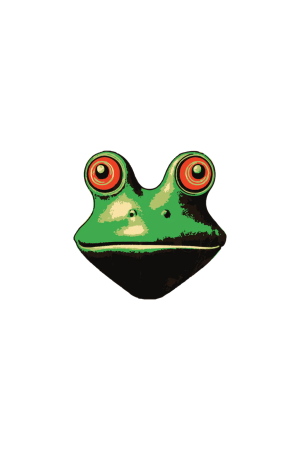 Trippy Frog Tattoo