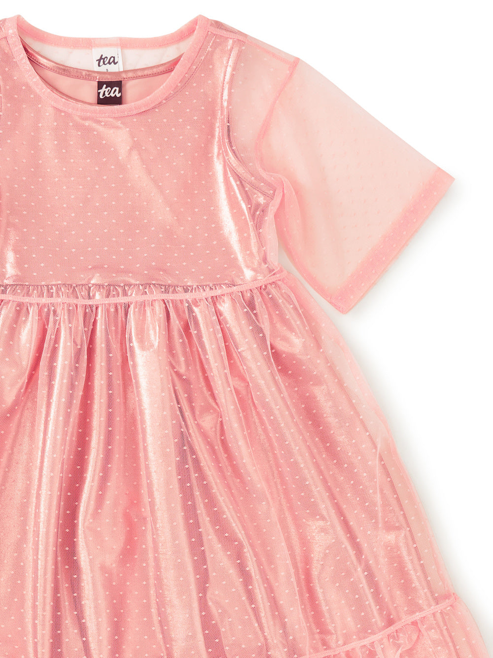 SALE Layered Tulle & Foil Dress - Image 11