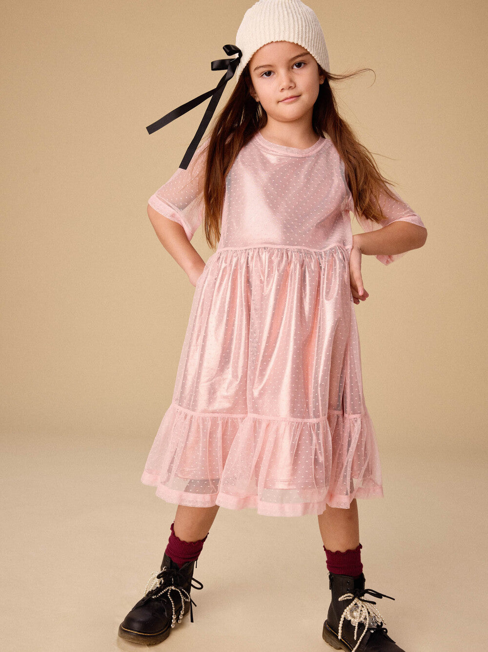 SALE Layered Tulle & Foil Dress - Image 13