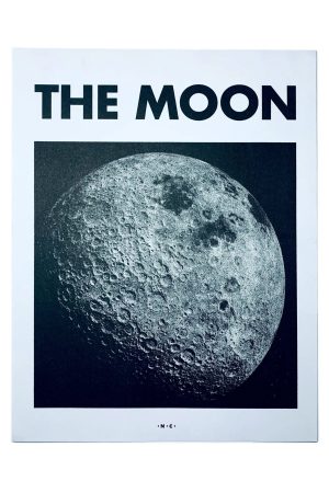 The Moon - Planet Risograph Print