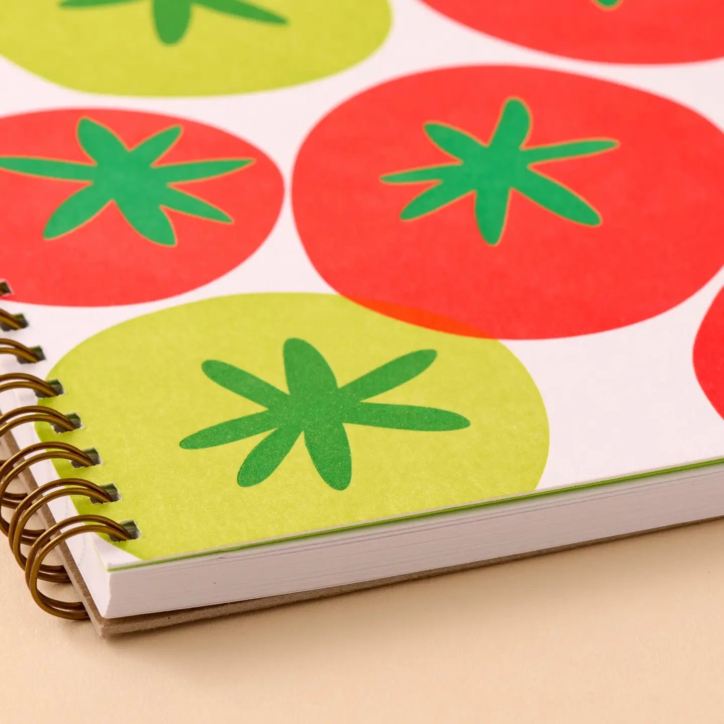 Tomato Letterpress Spiral Notebook - Image 3