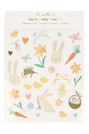 SALE Easter Icons Egg Decorating Tattoo Sheet