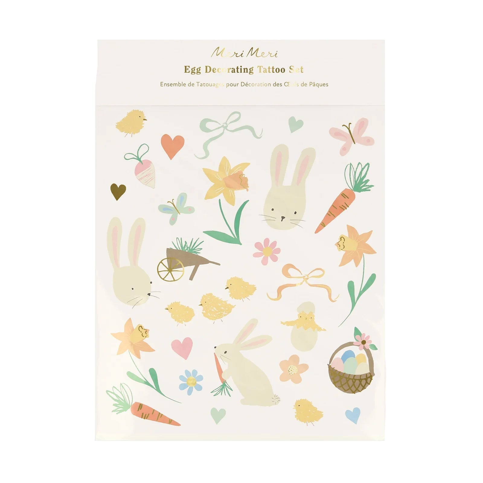 SALE Easter Icons Egg Decorating Tattoo Sheet